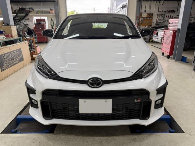 【GRヤリス】 オイル交換 
鹿児島市・姶良市・谷山・吉野・中山・国内車・輸入車・持込みパーツ対応!土日営業中!