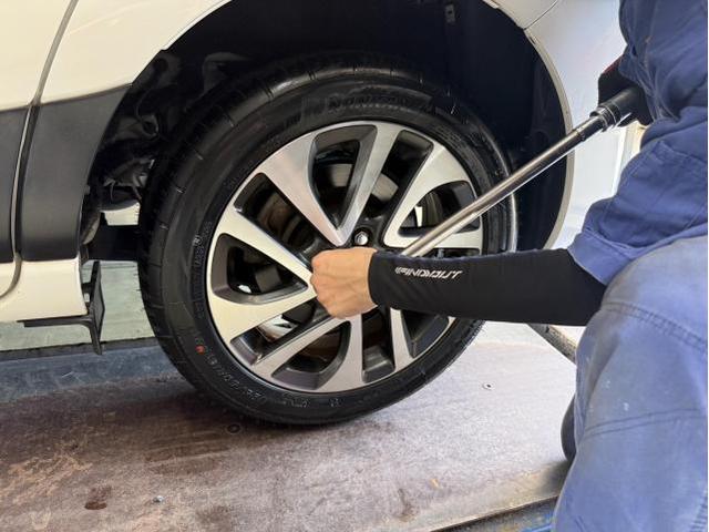 【トヨタ／シエンタ】　タイヤ交換　
鹿児島市・姶良市・谷山・吉野・中山・国産車・輸入車・持込みパーツ対応！土日営業中！