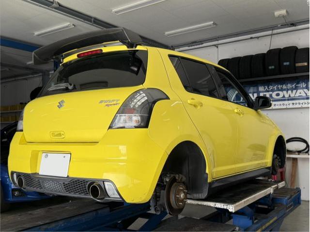 【スズキ／スイフトスポーツ】　タイヤ交換　
　鹿児島市・姶良市・谷山・吉野・中山・国産車・輸入車・持込みパーツ対応！土日営業中！