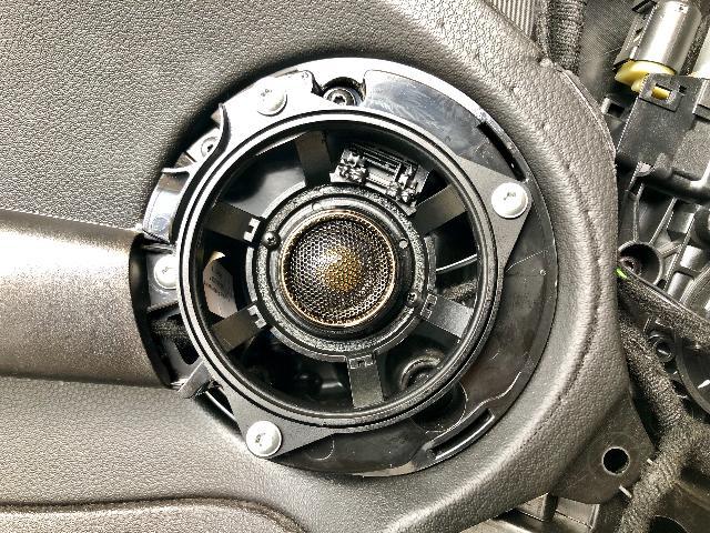 ミニ　クーパー　R56　MF16　スピーカー取付　フロントスピーカー取付　ケンウッド　KFC-XS1603　ハイレゾ　XS　ウーファー　ツィーター　１６㎝スピーカー　外車　部品取付　電装　用品取付　宮崎