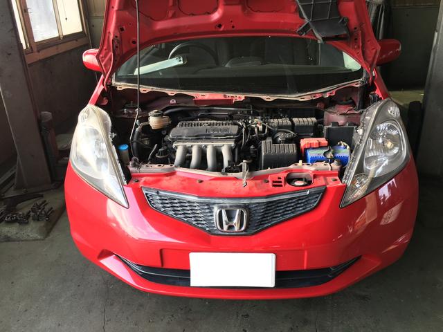 フィット　エンジン不調