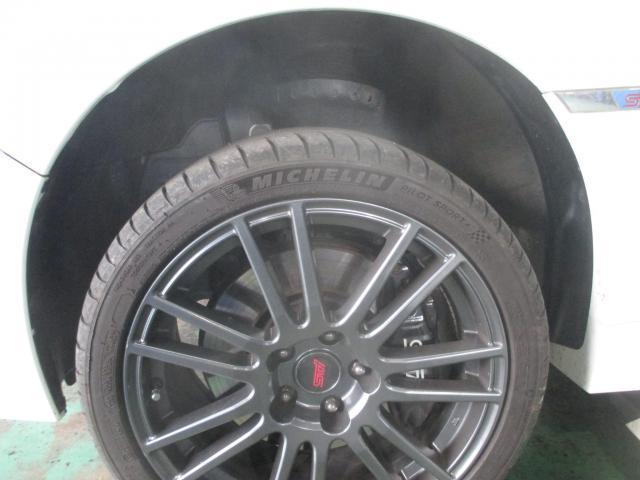 インプレッサGRB型 社外車高調へ交換作業