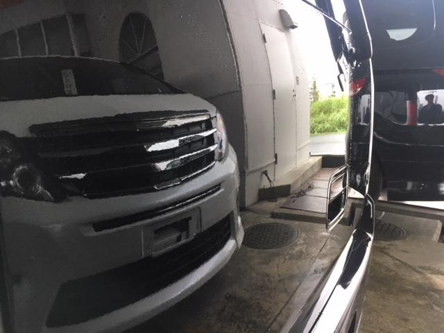 ワゴンR　撥水洗車