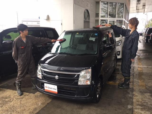 ワゴンR　撥水洗車