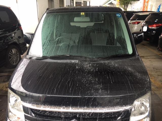 ワゴンR　撥水洗車