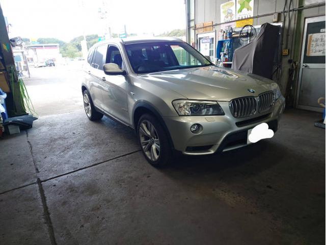 BMW　X3　35i　F25　エンジンオイル、オイルエレメント交換