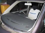 ワゴンＲのガラス交換です。お得な社外新品に交換です。もちろん車両保険対応です！飛び石リペアもＯＫ！