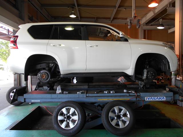 トヨタ　ランドクルーザープラド　タイヤ交換　タイヤ保管