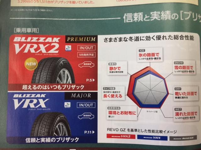 ブリヂストン スタッドレスタイヤ BLIZZAK ブリザック VRX2 大量入荷