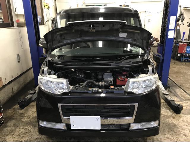 ダイハツタントカスタム エンジン交換