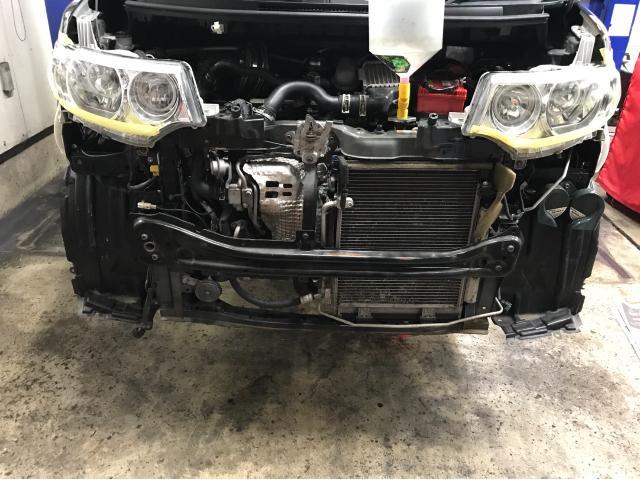 ダイハツタントカスタム エンジン交換