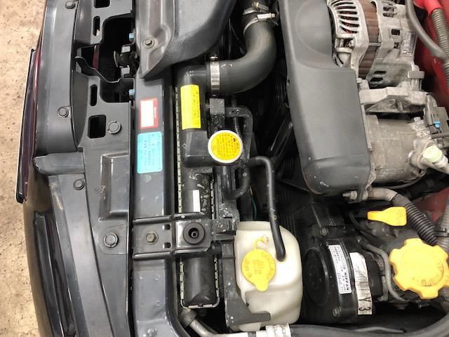 スバル インプレッサ GDB ラジエータ漏れ 交換