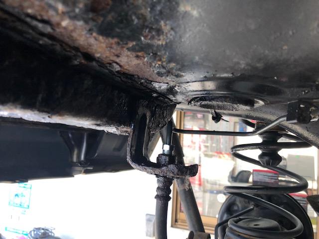 日産 モコ ブレーキパイプ腐食 交換