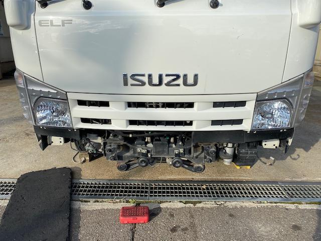 いすゞ エルフ 車検整備 下廻り塗装