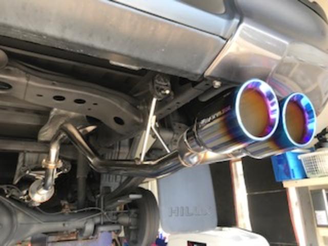 トヨタ ハイラックス マフラー交換 ドアハンドルプロテクター トヨタ ハイラックス マフラー交換 ドアハンドルプロテクター