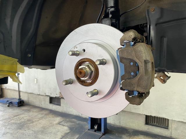 日産 デイズルークス 車検整備 ディスクロータ ブレーキパッド リヤブレーキドラム エアコンフィルター 交換 修理 整備
