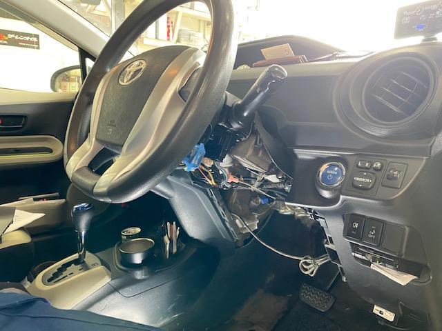 トヨタ アクア オートクルーズコントロール後付け GPSレーダー 取付