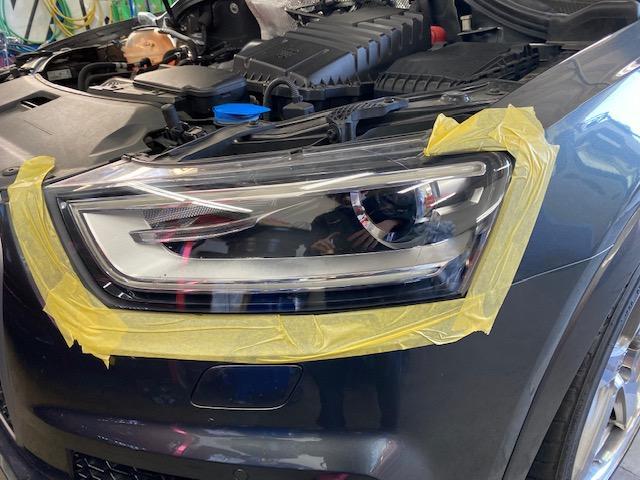 アウディ RS Q3 ヘッドライトバルブ ウインカーバルブ バックランプバルブ リヤフォグ LEDバルブ取付