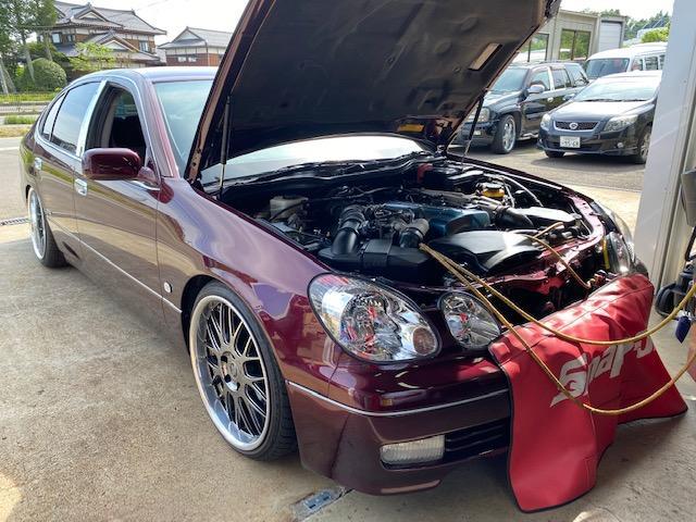 トヨタ アリスト JZS161 エアコンガス 規定量充填 WAKO'Sパワーエアコンプラス スナップオン カーエアコンサービスステーション PS134pro