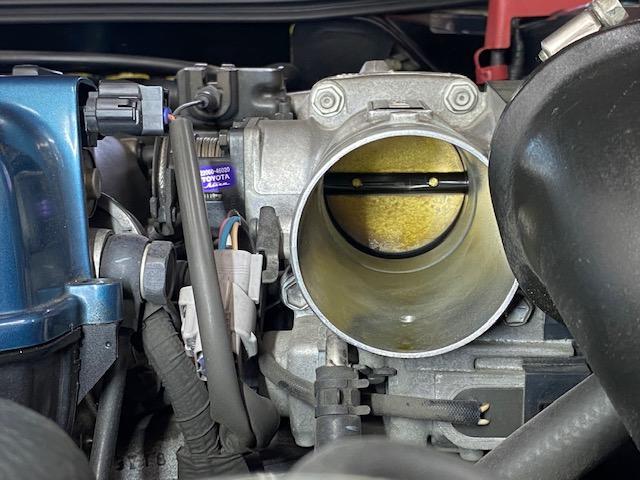 トヨタ アリスト JZS161 ATF交換 スロットルボディ清掃 トヨタ アリスト JZS161 ATF交換 スロットルボディ清掃