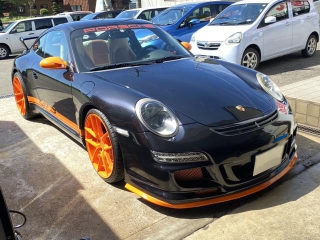 ポルシェ 997 911 フロントブレーキ修理 ディスクロータ ブレーキパッド パッドセンサー 持込 交換