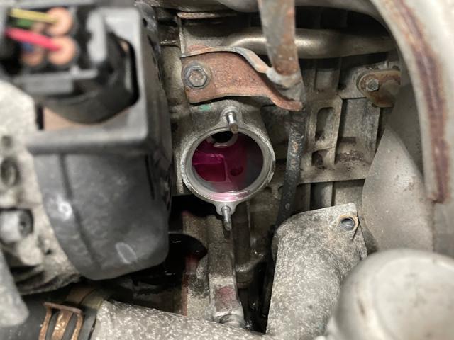 トヨタ イプサム アイドリング不安定　ラジエータ サーモスタット 交換 　イグニッションコイル・プラグ交換　スロットルボディ清掃　WAKO'Sスロットルバルブクリーナー