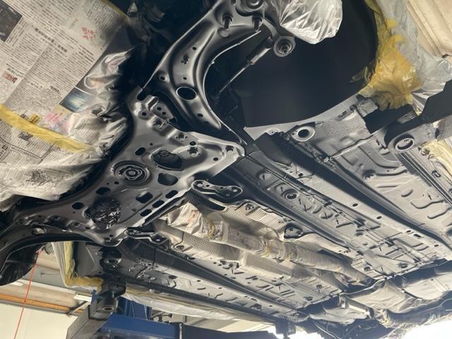 ゴルフⅦ　パート2　下廻り塗装からホイール新品組込脱着