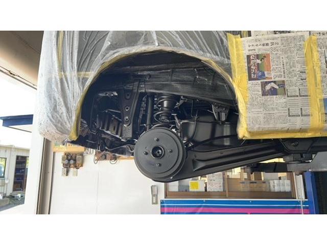 新車販売　Panasonicナビゲーション取付　下廻り防錆施工　マフラー錆止め耐熱塗装　社外アルミラジアルタイヤインチアップ　ボディコーティング