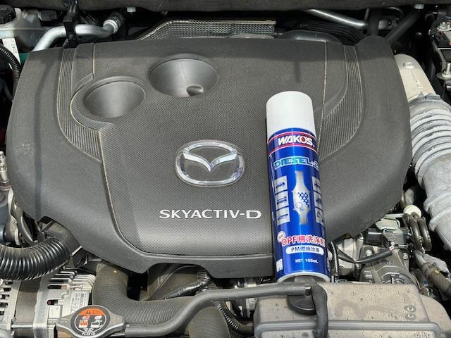 マツダ CX-5 DPF再生 スキャンツール G-scan WAKO'Sディーゼルツー エンジンオイル 交換 ザーレンオイル