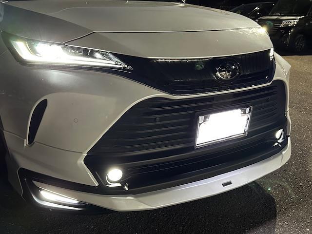 トヨタ ハリアー 販売車両 リヤスポイラー ハイマウントストップランプ 字光式プレート Air 取付