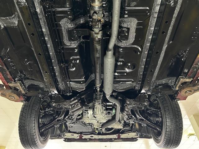 ダイハツ タント 車検整備 ラジエータ ウォータポンプ スパークプラグ リヤコイルスプリング 交換 下廻り錆止め塗装 マフラー耐熱塗装