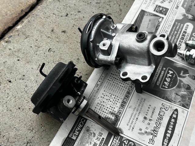 トヨタ ハイラックスサーフ 車検整備 ディファレンシャルアクチュエータ エキゾーストパイプ マフラー交換 下廻り防錆補修 スリーラスター