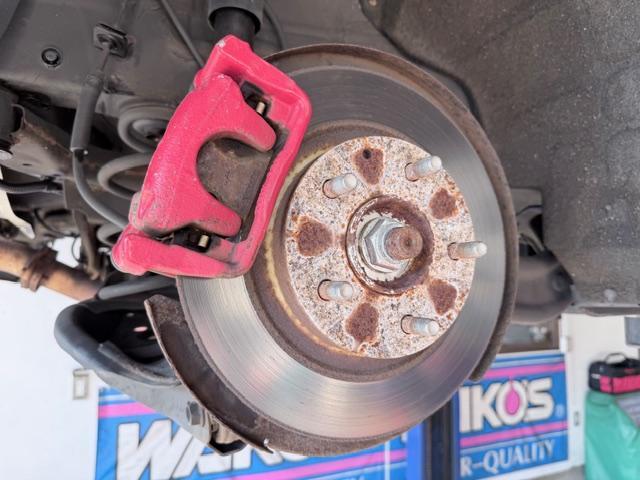 マツダ アテンザセダン 車検整備 WAKO'Sディーゼルツー ブレーキパッド ディスクロータ 交換 下廻り防錆補修