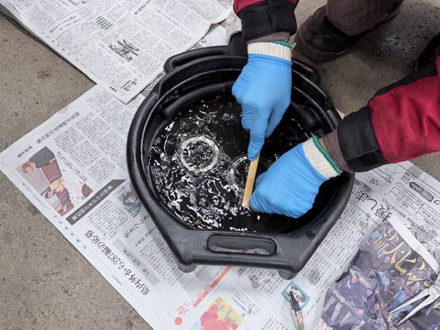 いすゞ エルフ ドライブシャフトブーツ ハブベアリンググリース 交換 車検整備