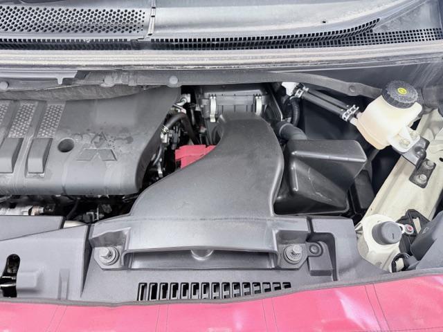 三菱 デリカD:5 車検整備 ブレーキ廻り 交換 修理 下廻り防錆補修 マフラー耐熱塗装 バッテリー交換 エアコンフィルター交換