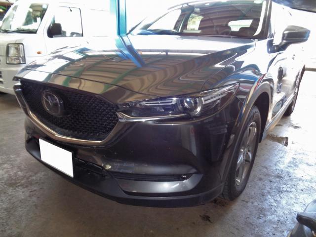 マツダ　CX-5　フロントバンパー交換