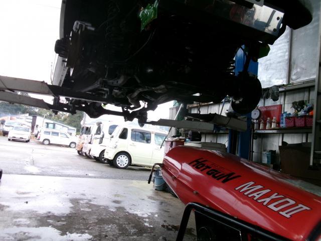 スズキ　ジムニー　下回り塗装