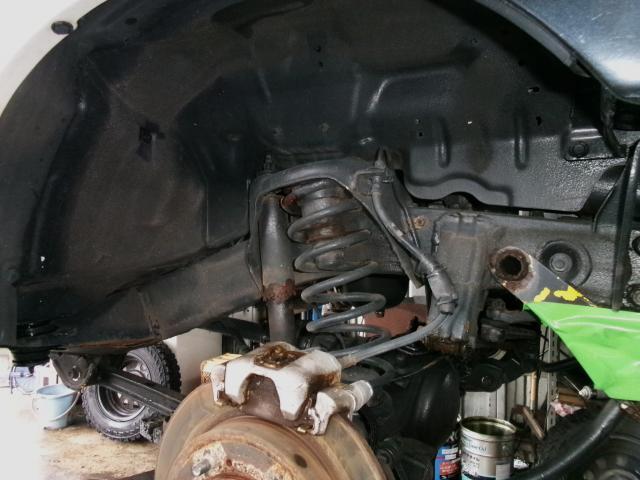 スズキ　ジムニー　下回り塗装