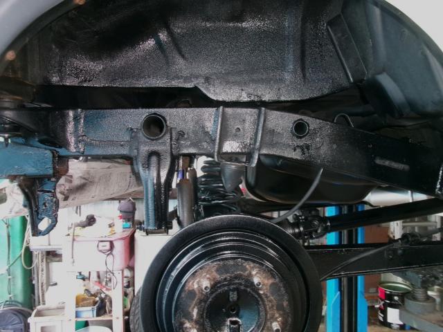 スズキ　ジムニー　下回り塗装