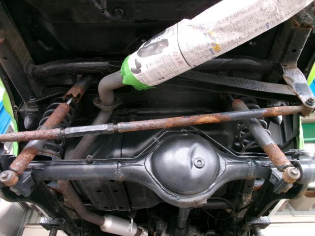 スズキ　ジムニー　下回り塗装