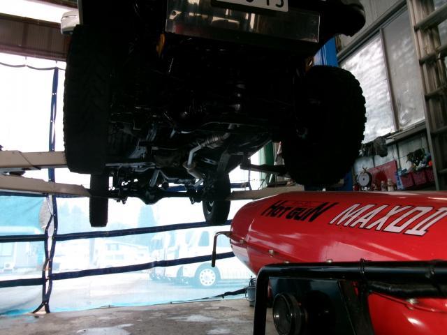 スズキ　ジムニー　下回り塗装