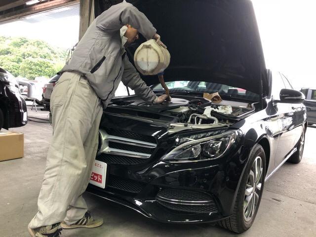 メルセデス ベンツ s180 w205 エンジン オイル 交換