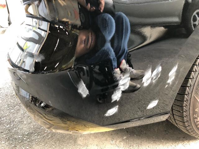 マツダ プレマシー リアバンパー 板金 塗装 修理