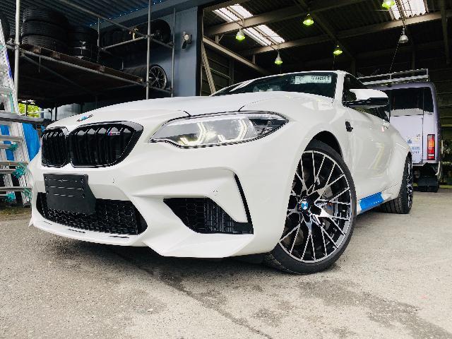 BMW M2 新車　ドライブレコーダー取り付け　持ち込みパーツ　福島県いわき市