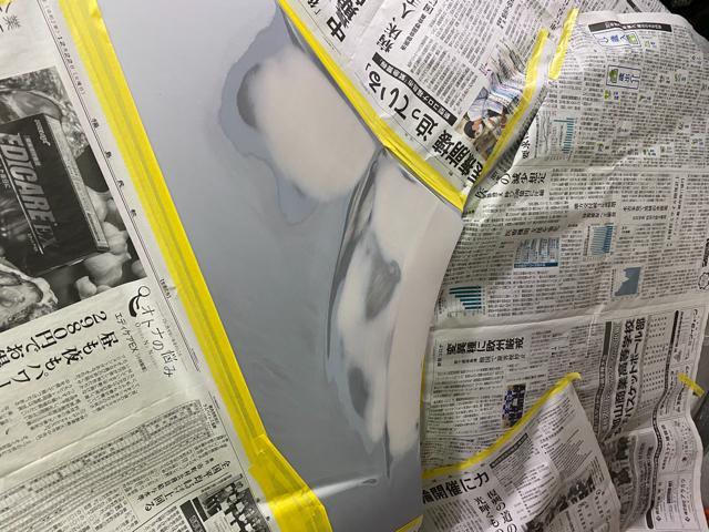 トヨタ ハイエース センターピラーパネル修理 鈑金塗装 福島県いわき市