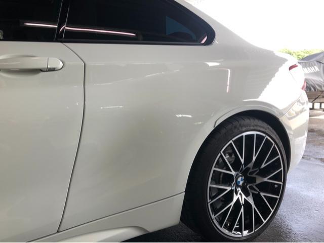 BMW M2 フロントバンパー 左クオーター 鈑金塗装 ヘコミ修理 傷修理
