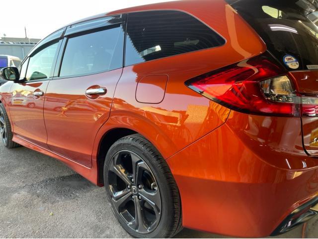 ホンダ ジェイド クオーター リアバンパー 修理 鈑金塗装 補修 福島県いわき市