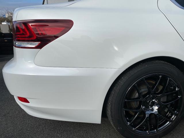 レクサス LS600h クオーター リアバンパー 修理 鈑金塗装 福島県いわき市