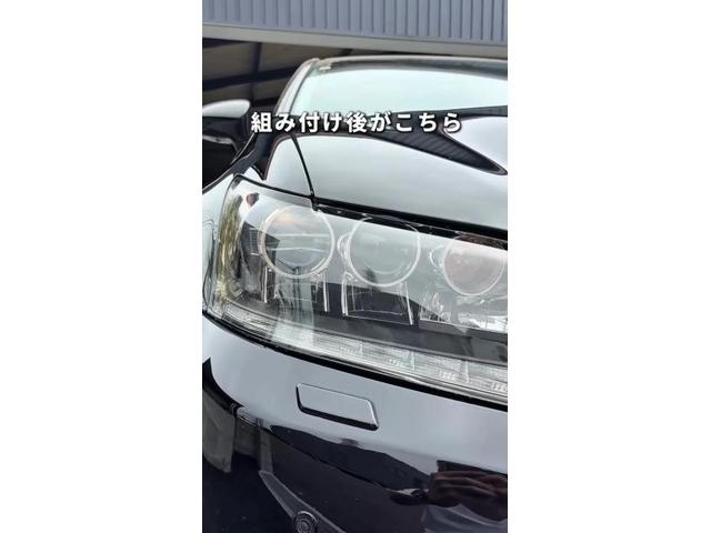 レクサス　LEXUS LS ヘッドライトクリヤー塗装　クリヤ塗装　ヘッドライト　福島県　いわき市