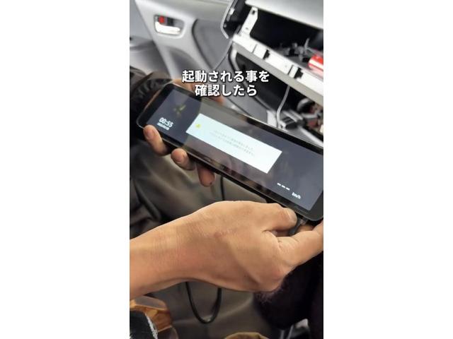 トヨタ　ハイエース　ハイエースワゴン　デジタルインナーミラー取付　デジタルインナーミラー　パーツ持込み　取付　福島県　いわき市　